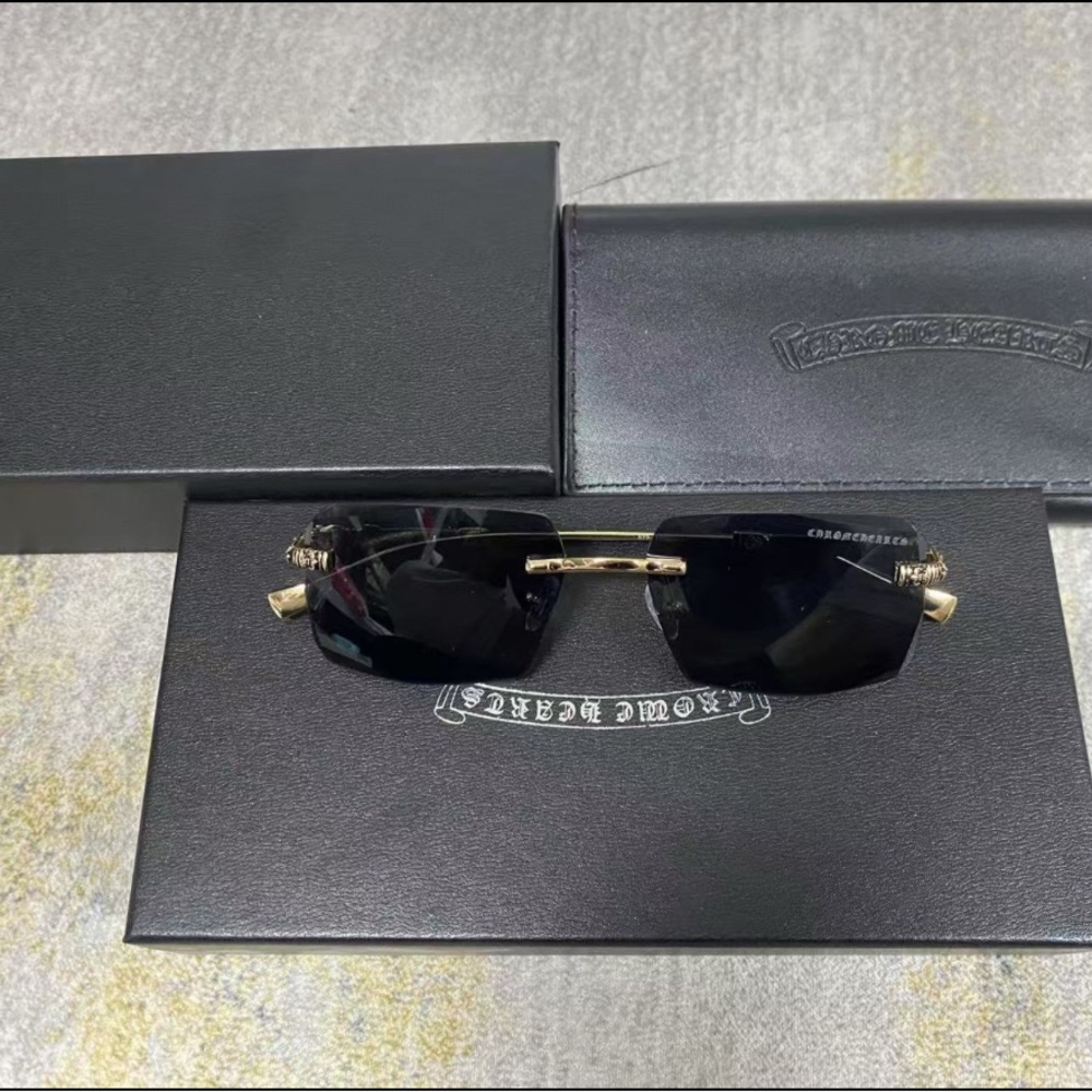 Black and Gold Sunglasses